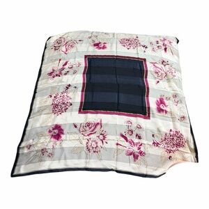 Elegant Floral Silk Scarf